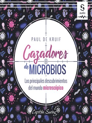cover image of Cazadores de microbios